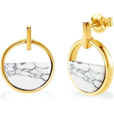 SAVICKI обеци: позлатено сребро. хаулит