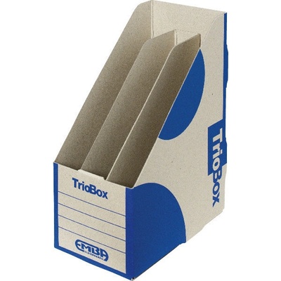 Stojan archivační Emba Triobox 30x22x13 cm, modrý – Zboží Dáma