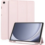 Techsuit Калъф за таблет Samsung Galaxy Tab A11 / A9 - Techsuit Flex Trifold с държач за писалка - Розов