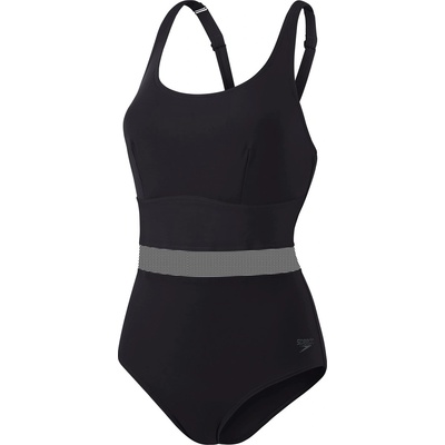 Speedo Womens Shaping LuniaGlow 1 Piece - Black