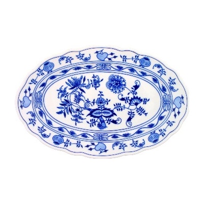 Cibulak misa oválna 35 cm cibulový český porcelán Dubí
