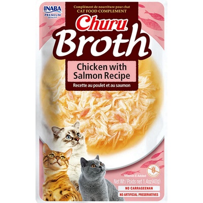 Inaba PS Ciao Broth cat Kura s lososom 12 ks 480 g