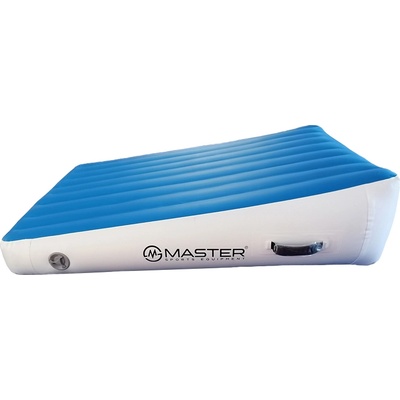 MasterJump Постелка за наклон MASTERJUMP 120 x 90 x 10-30 см, синьо, бяло