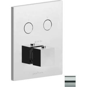 PAFFONI Compact Box - Термостатичен смесител за вграждане, за 2 уреда, от неръждаема стомана CPT518ST (CPT518ST)