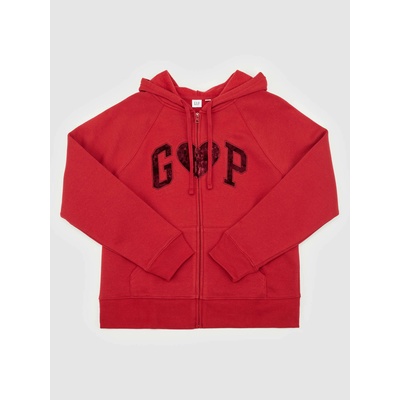 GAP Суитшърт с цип и лого на Gap GAP | Cherven | ЖЕНИ | XS