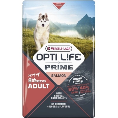 VL Opti Life Prime dog Adult Salmon 12,5+2,5 kg