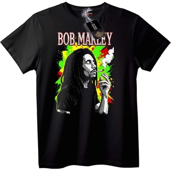 NOONEBRAND Тениска Bob Marley Раста - 2XL, Black