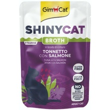 Gimcat ShinyCat tuniak s lososom vo vývare 70 g
