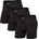Saxx Мъжко синтетично термобельо Saxx Daytripper Boxer Brief Fly 3-Pack Synthetic base layer - Black - размер M (014-1940-0113)