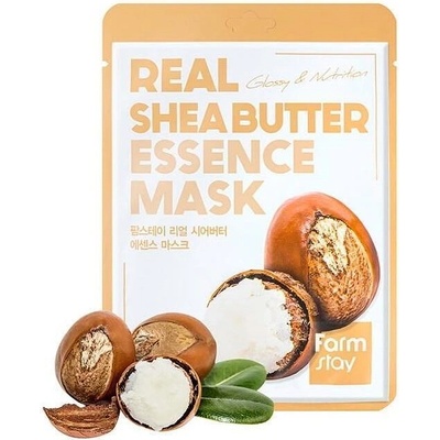 FarmStay Маска за лице с масло от шеа FarmStay Real Shea Butter Essence Mask (SNP800048)