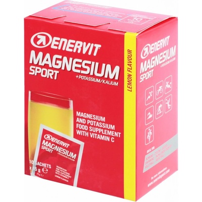 Enervit Magnesium Šport citrón 10 x 15 g