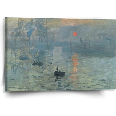 Sablio Obraz Imprese, východ slunce - Claude Monet - 120x80 cm