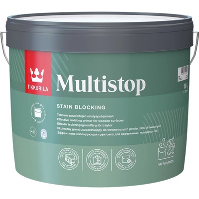 Tikkurila Izolační základní nátěr na dřevěné povrchy Multistop 10 L