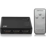 ACT 3 портов HDMI суич ACT AC7845, 4K@60Hz, USB, Дистанционно, Черен (EWENT-ACT-SPLIT-AC7845) - megamag