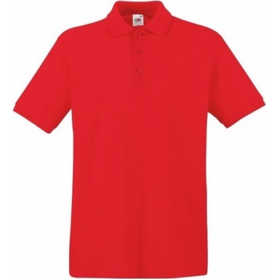 Fruit of the Loom pánská polokošile Premium F511N Červená