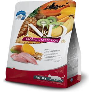 N&D Tropical Cat Adult Chicken суха храна за котки - 10кг
