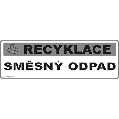 Recyklace - Směsný odpad (290x100 mm)