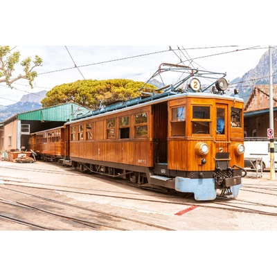 DIMEX ART Флизелинов фототапет ретро трамвай 375 x 250 см