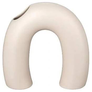 Blomus (Германия) Керамична ваза blomus kagetsu в бежов цвят - размер М (blomus 67090)