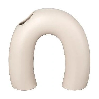 Blomus (Германия) Керамична ваза blomus kagetsu в бежов цвят - размер М (blomus 67090)