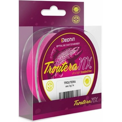 Delphin TROUTERA NX / růžová 0,045mm 1,7kg 135m