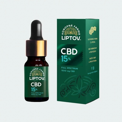 Konopná farma Liptov CBD olej full spectrum 5% 10 ml