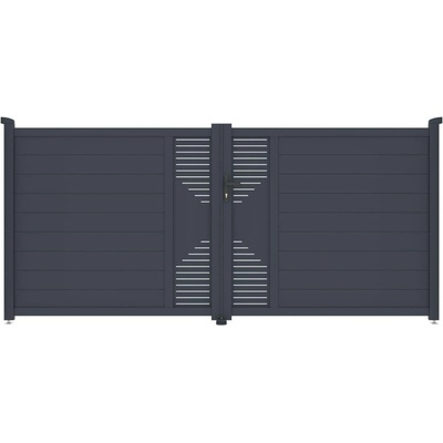 G21 Marion 350x158 cm dvoukřídlá, antracitová – Zboží Mobilmania