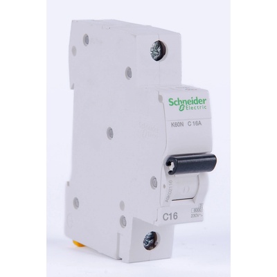 Schneider Electric 1P C16A K60N 6kA A9K02116