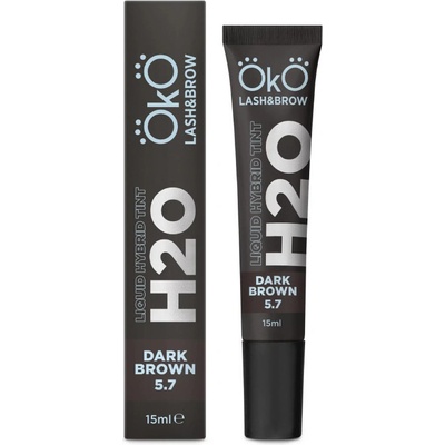 OKO H20 Liquid Hybrid Tint farba na obočie Dark Brown 5.7 15 ml