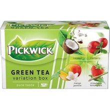 PICKWICK Ovocné variácie zeleného čaju kokos brusnica jahoda 20 x 1,5 g