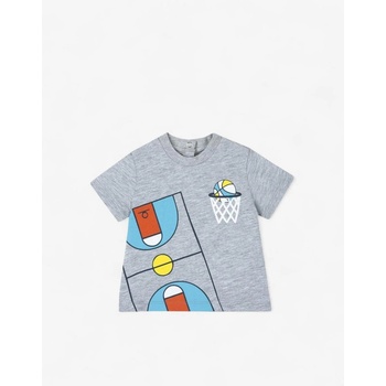 Chicco Boys Tee Light Grey Printed