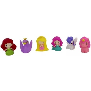 Manyuk Toys Комплект за баня с принцесни еднорози - 6 броя (sq22011-6)