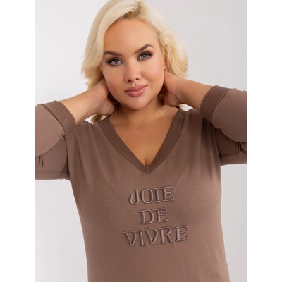 Blouse RV BZ 9143.87P brown hnedá