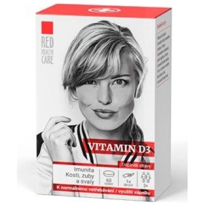 Red health care Vitamin D3 1000 IU 60 tablet