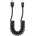 Tellur разтегателен кабел USB - Lightning, 3A, 1.8м - черен