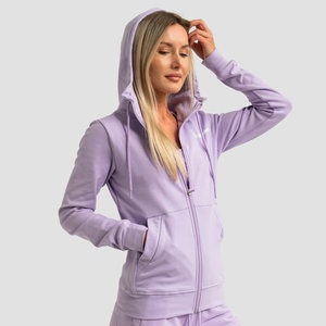 GymBeam Дамски суичър с цип Limitless Lavender M