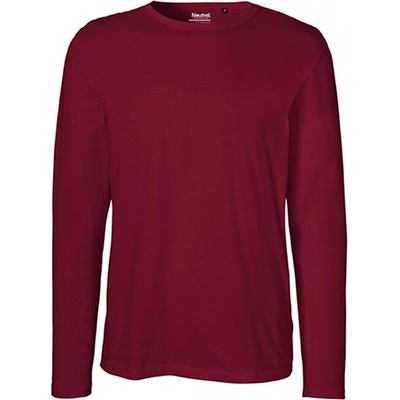 Pánské tričko s dlouhým rukávem Neutral bordó