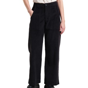 DEDICATED Дамски ежедневен панталон Dedicated Women's Workwear Pants Vara Corduroy Casual trousers - Black - размер XS (107-3180-0111)