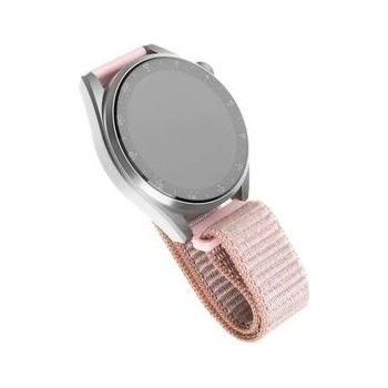 FIXED Nylon Strap s šířkou 20mm pro smartwatch ružový FIXNST-20MM-ROGD