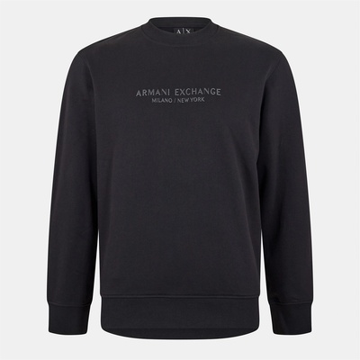 Giorgio Armani Блуза Armani Exchange Men's Crew Sweatshirt - Black UC001