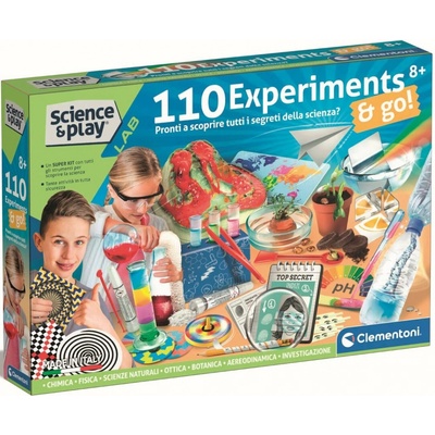 CLEMENTONI Science&Play 110 vědeckých experimentů – Zboží Dáma