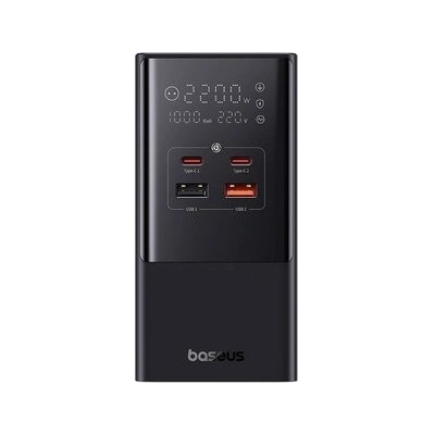 Nabíjecí stanice Baseus PowerCombo Tower 100W EU černá