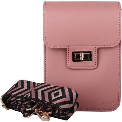 David Jones malá pevná crossbody kabelka taštička na mobil CM7294 růžová