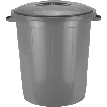 HORECANO cleaning-Кош за смет с капак 50l СИВ (hc-33482) (0133482)