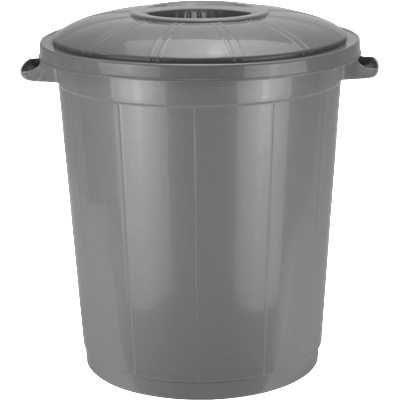 HORECANO cleaning-Кош за смет с капак 50l СИВ (hc-33482) (0133482)