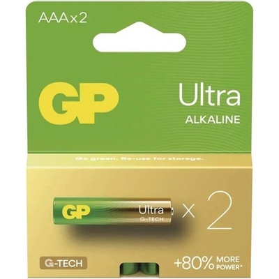 GP Batteries B02112 Ultra AAA (LR03) алкална микробатерия за молив 2 бр (B02112)