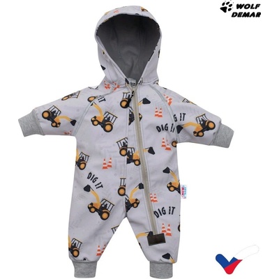 NEW BABY Softshellová kojenecká kombinéza New Baby Bagr