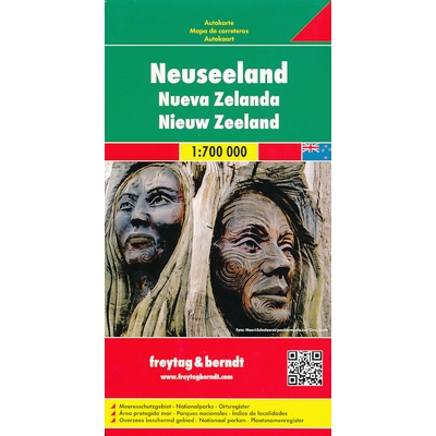 Nový Zéland 1:700 000 / silniční mapa - freytag&berndt