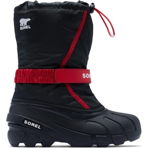 Sorel Детски зимни ботуши Sorel Kid's Little Flurry Boot Winter boots - Black / Bright Red - размер 32 (EU) (702-5762-0115)