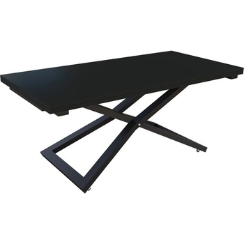 IVM BG Разтегателна маса Венеция с повдигащ механизъм - черен мат